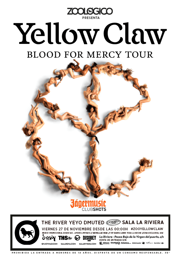 Listas_Bastardo's tweet photo. YELLOW CLAW VIERNES 27 NOVIEMBRE (SALA-LA RIVIERA) https://t.co/W98UMg44yX https://t.co/2hhzxrSPhR