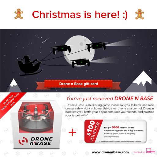 DronenBase's tweet photo. Knock knock. Who´s there? Mary. Mary who? Mary Christmas is coming!#dronenbase #drone #dronefight #dronerace #rc #3d https://t.co/49MQ48nrSZ