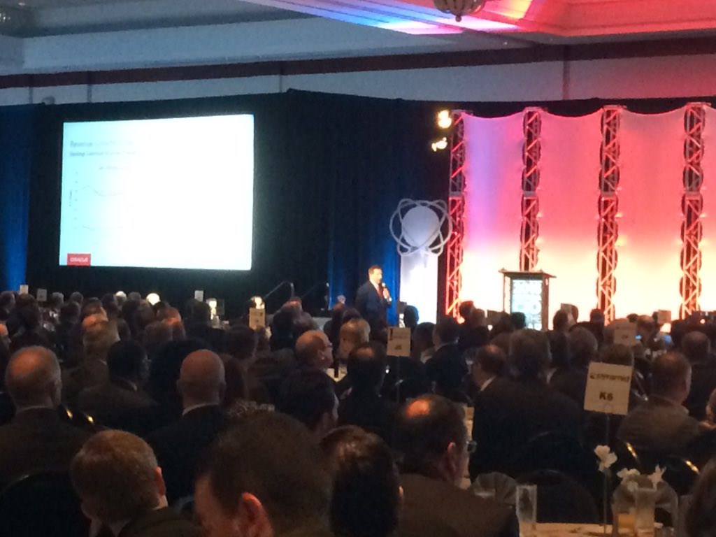 #CIOAwards keynote by Mark Hurd CEO of <a href="/Oracle/">Oracle</a>