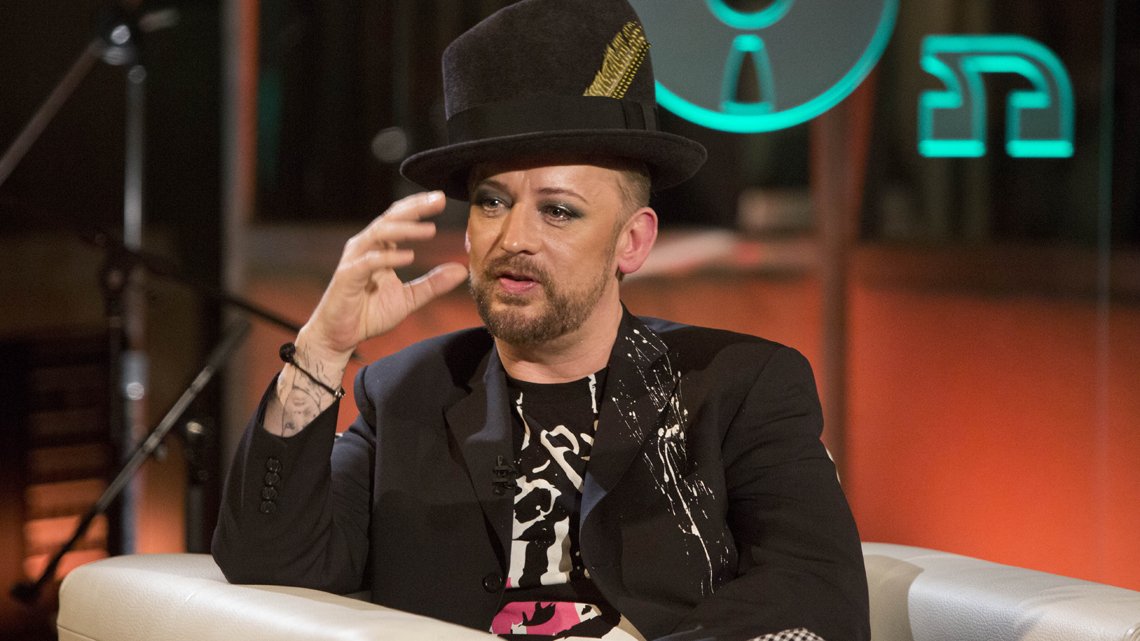 'The most political thing you can do is be yourself'. - #BoyGeorge 

#TalksMusic, tonight at 8pm.