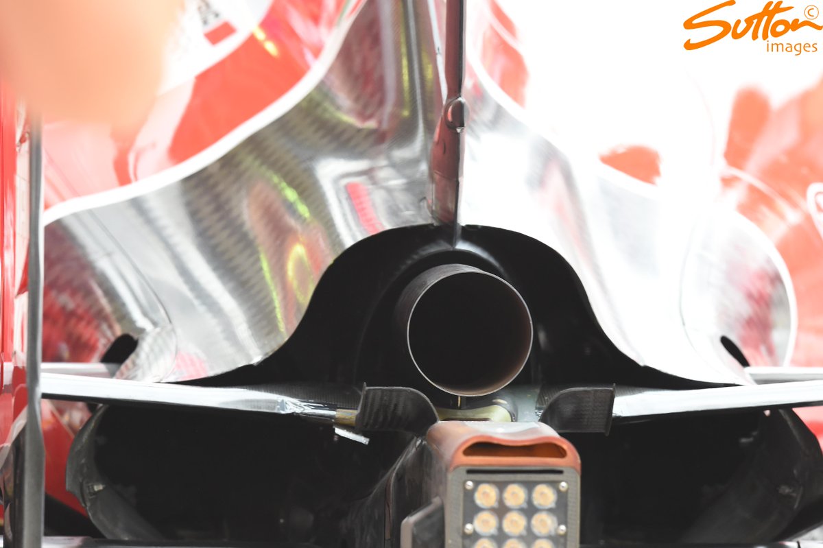 MSI_Images's tweet photo. #technicalf1 @ScuderiaFerrari #rear #exhaust #BrazilGP #Brazil #F1 https://t.co/d8JOwgxQnh