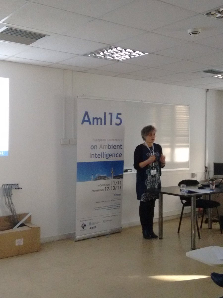 Monica Divitini "The Interactive - token Approach to Board Games" at #AmI15