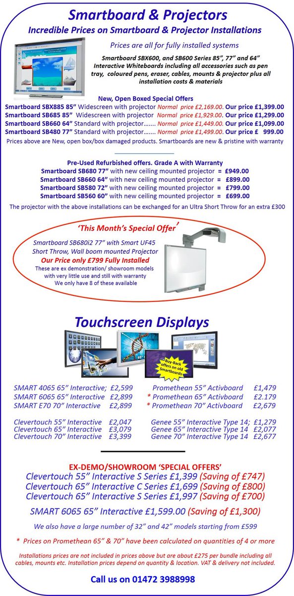 Cuspianltd's tweet photo. @ravendale_east checkout our range of christmas offers on smartboards, projectors and christmas bundles https://t.co/iScQAFRIX3