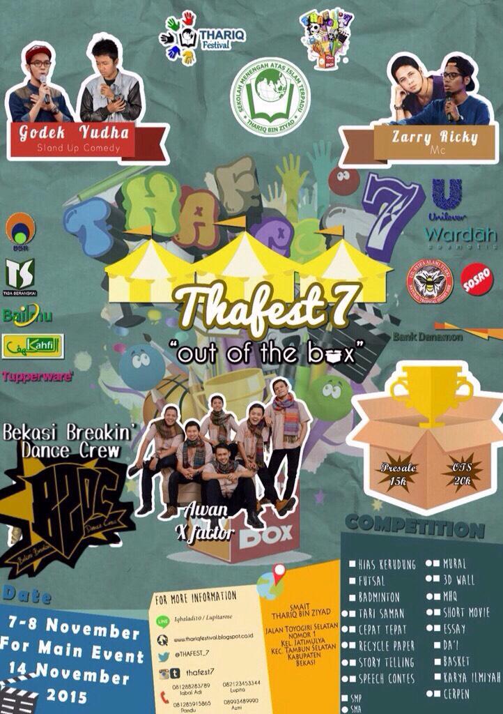 TOMORROW B2DC will be performing on SMK IT THARIQ bekasi.. it's been a honor for us .. thanks for trusting us