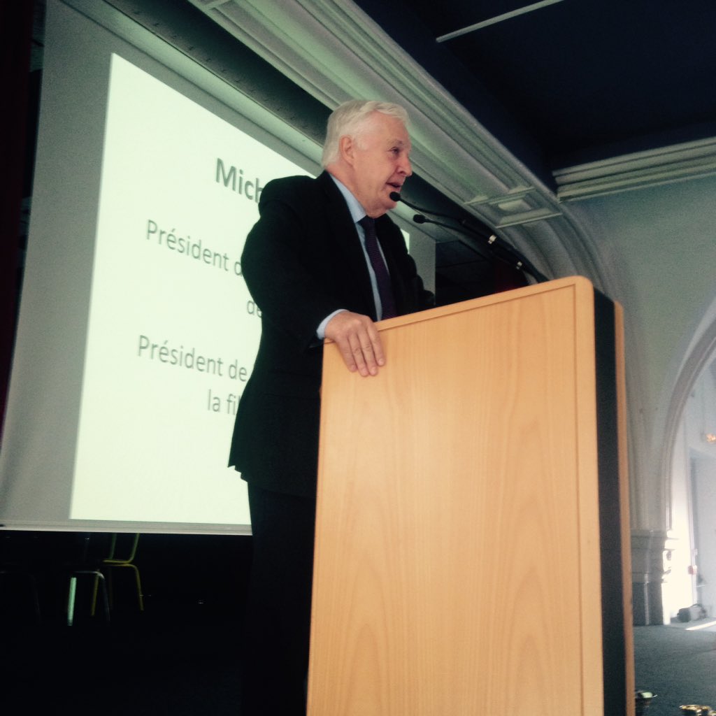 Michel Rollier Pdt Conseil Surveillance <a href="/Michelin/">Michelin</a> conclut le <a href="/FestInnov/">FestInnov</a> #fier #innovation @ECAMLyon <a href="/Waoup/">Waoup</a>