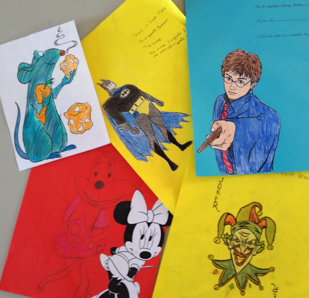 expressionedu's tweet image. Je suis un Super Héros, et toi? 
#Français #primaire