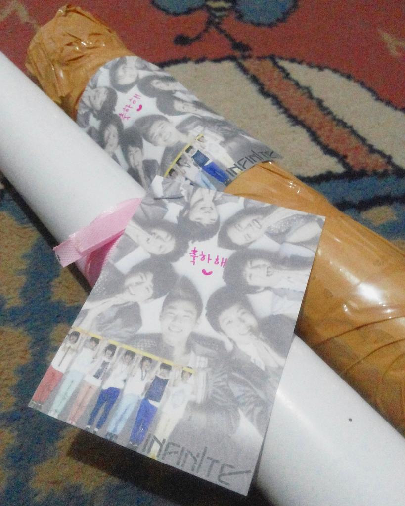 Congratz for the winners Nurul &amp; Tria! Alr wrapped the gifts (L's fanmade poster &amp; Inft Official Poster) ^^ see ya!!