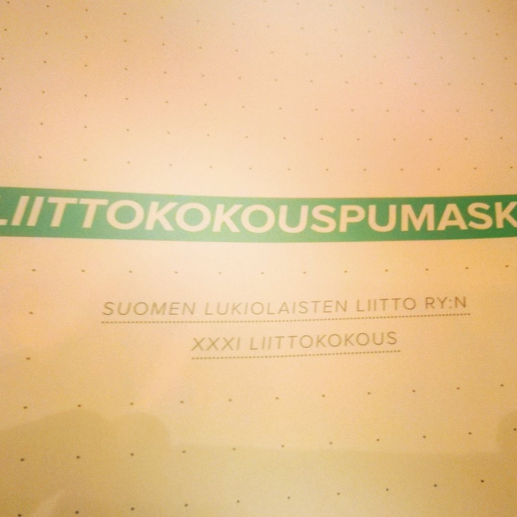 nyrittajat's tweet photo. #NuoretYrittäjät toi tervehdyksen @Lukiolaiset XXXI liittokokoukseen Tampereelle. #LikoSLL #SLL30 #yrittäjyys https://t.co/3x38kQ6cij