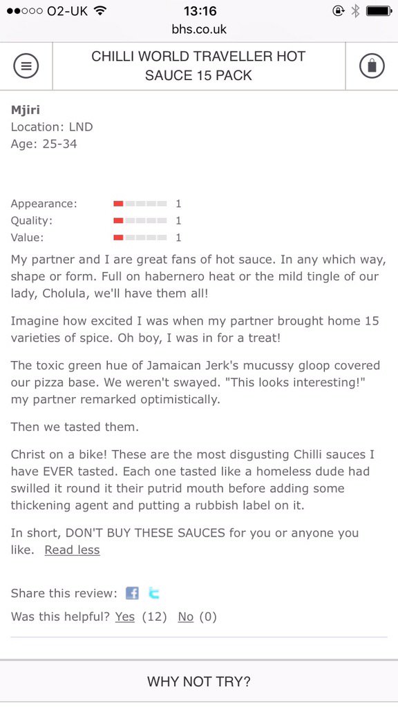 😂😂😂 #bhs #productreview #nostars