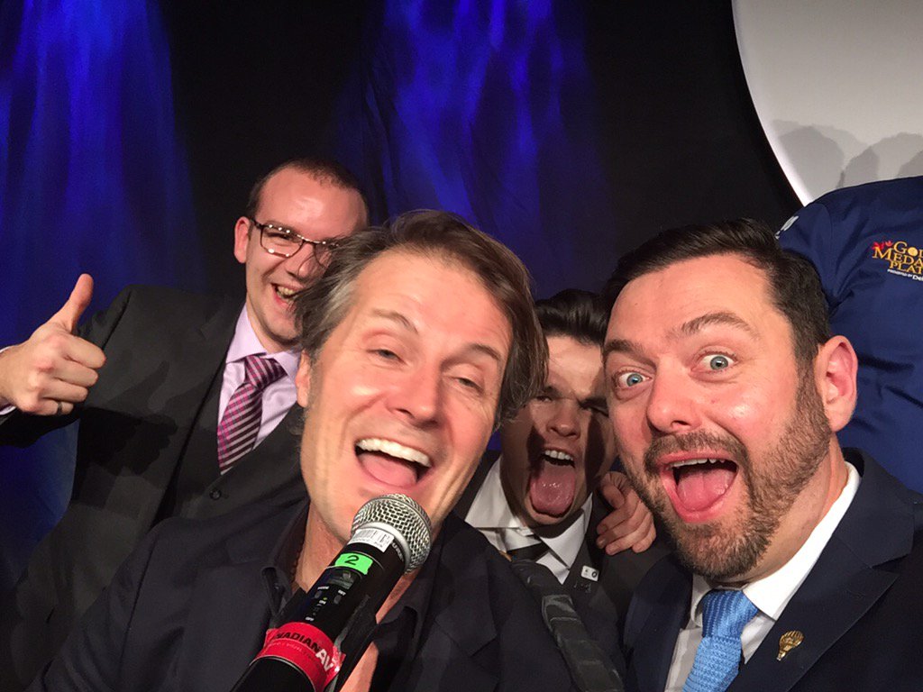 jamiekorab's tweet photo. Great time last night @GoldMedalPlates  fundraising money for @TeamCanada Olympic athletes https://t.co/qpqhJiQumt