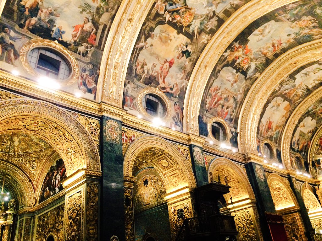 pintsofbeing's tweet photo. The Maltese golden gem- St John's Co-Cathedral. #history #Malta @ICMalta https://t.co/35qtAIhcVc