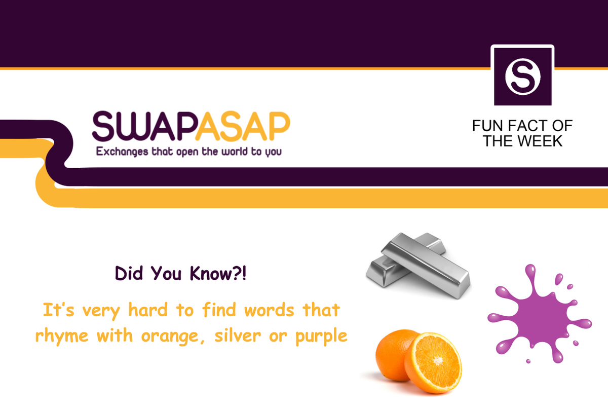 swapasap's tweet photo. #FunFact #Friday #Language #Rhyme #English https://t.co/Jw4lDdkU9T