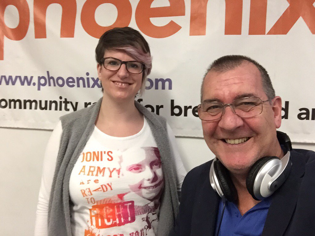 themikeajones's tweet photo. Wonderful chatting to @BonnieYork all about @HelpJoniMai on @phoenixfm listen again on our website https://t.co/C9984B5Ob0