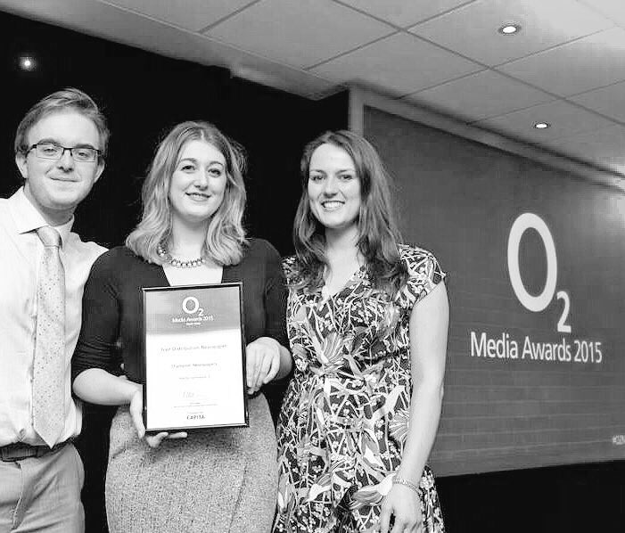 champnews's tweet photo. Great night for the @champnews team at the #O2MediaAwards2015 - well done to all! @Rossiterltd https://t.co/IrCFKQUMrL