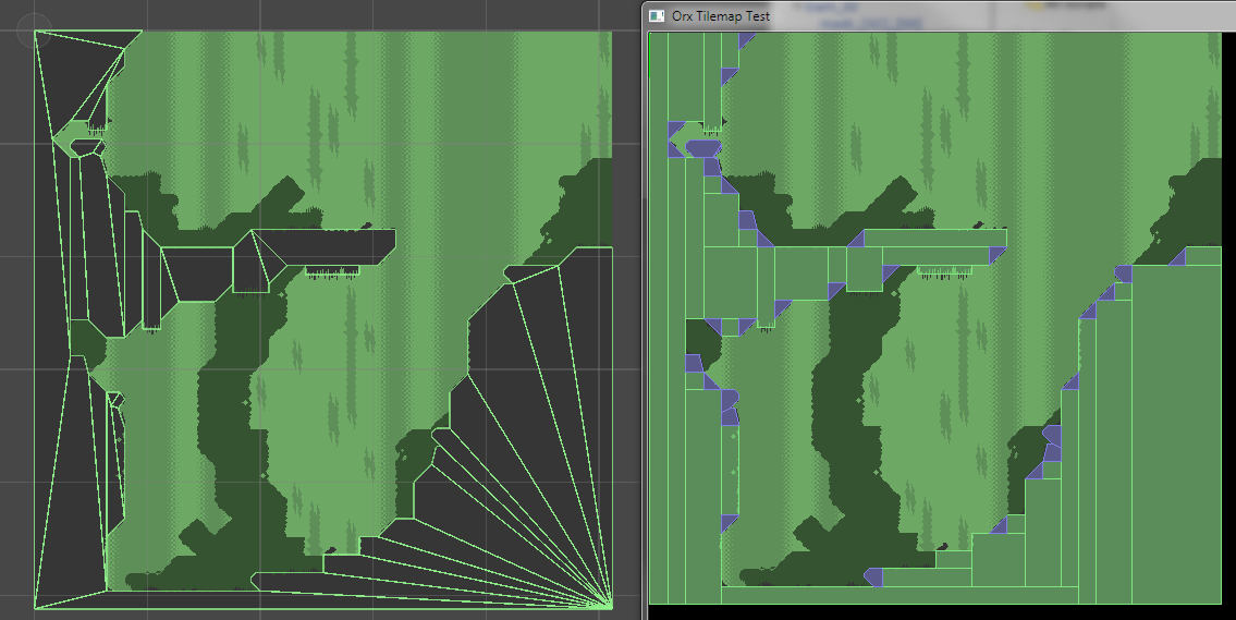 thesolewalker's tweet image. Tiled2Unity vs Tiled2Orx #orx #gamedev #box2d #unity3d