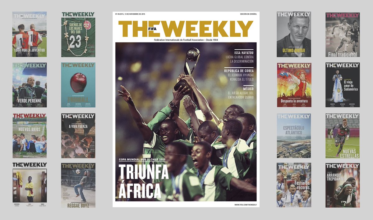 fifacom_es's tweet photo. #TheFIFAWeekly: Un repaso al fantástico #MundialSub17 o el especial viaje de Eto'o a África
https://t.co/Lbk3icVdlg https://t.co/3h9vtnN4ps