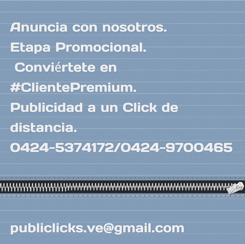 PubliclicksVe's tweet photo. #EtapaPromocional. Conviértete en #ClientePremium. #Click1 https://t.co/LVrWMAdSpq