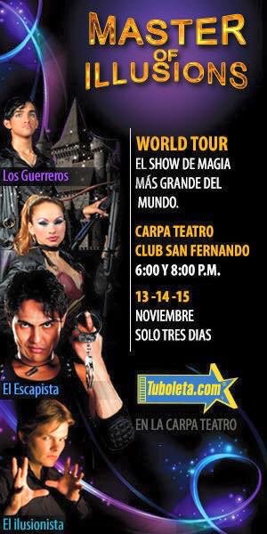 TwiterosCali's tweet photo. #MastersOfIllusions, el show de magia más grande del Mundo. https://t.co/qXZrsMLhNq