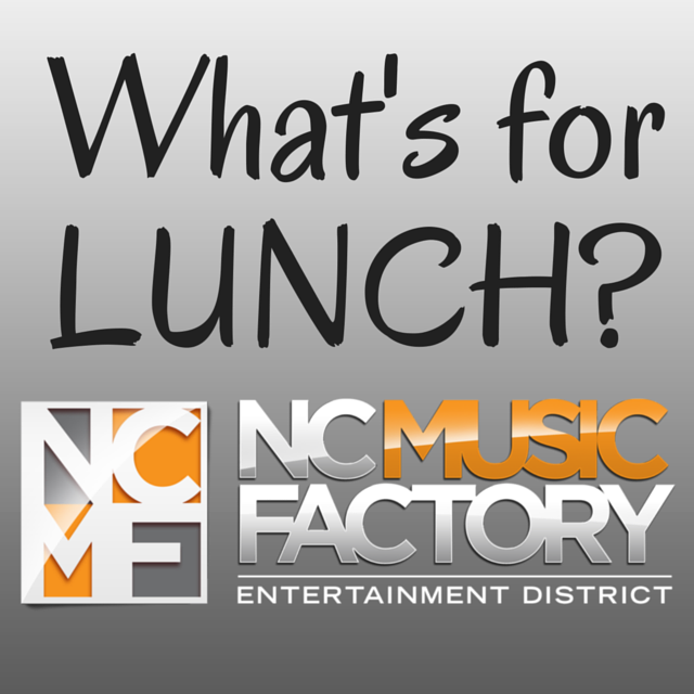 AXCMusicFactory's tweet photo. There's plenty of lunch spots at the #NCMusicFactory! Try @EightSushi, @OggiCharlotte, @TexicaliCLT or @VBGBuptown https://t.co/OUvDtRnblc