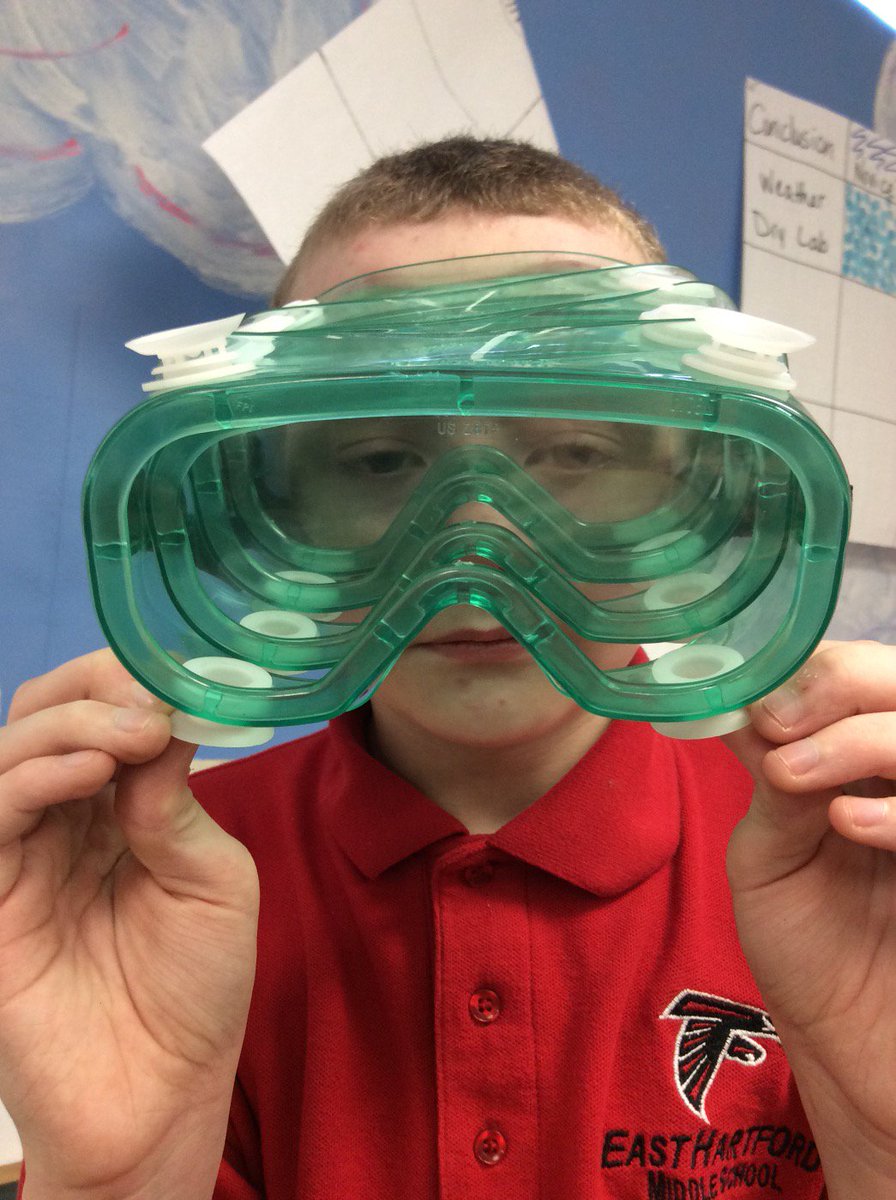 Taking Science safety to a whole new level! <a href="/EHMiddle/">East Hartford Middle School</a>