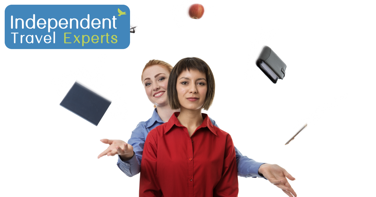 ITE_Experts's tweet photo. It's hard to juggle everything but we have the team to support you and your customers #independenttravelexperts https://t.co/xg8RCGV5nB
