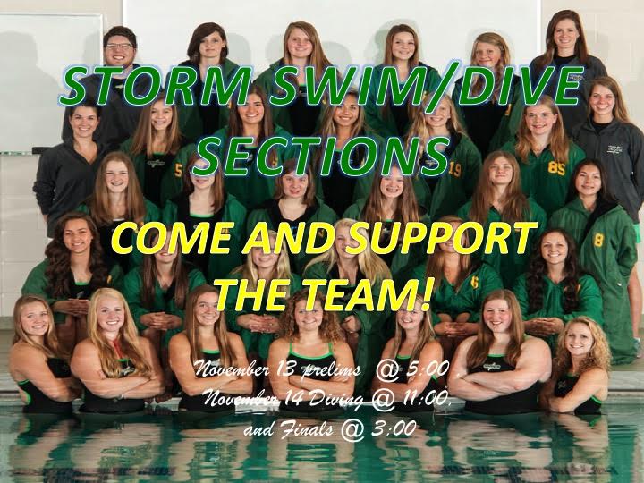 SRRStorm's tweet image. SRRHS is hosting Section 5A Girls Swim and Dive Prelims and Finals on Friday and Saturday. Good luck girls!