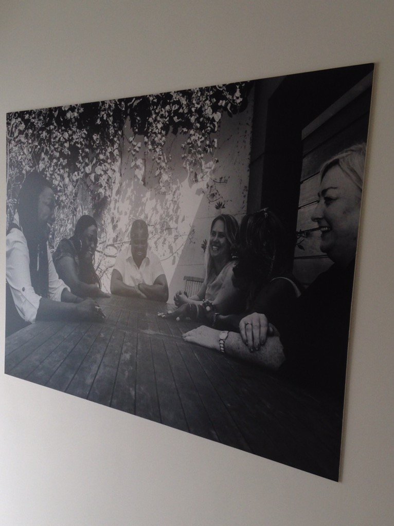 CleanBrk's tweet photo. Photos #TraceyAnderson looking good! Here's the group shot now hanging on our stairwell! @mcphee_molly @annaherrm https://t.co/bNZiHGlNRS