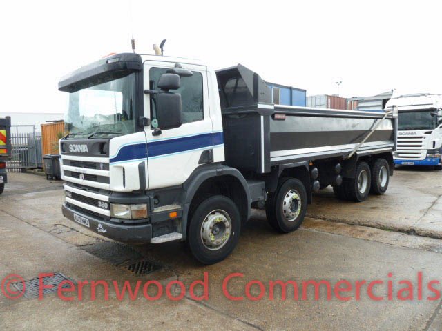 2003 Scania p114 380 8x4 steel body tipper for sale excellent condition fernwoodcommercials.co.uk