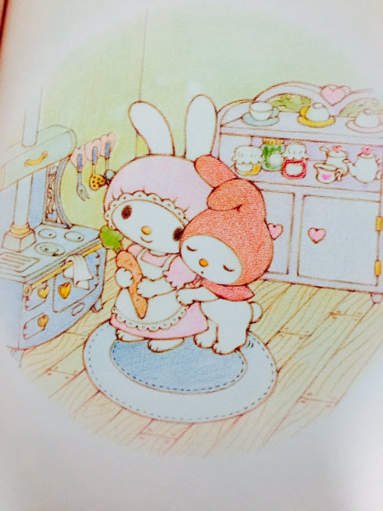 長尾マロン マイメロの原画集get 本屋でたまたま見つけて高ぶってしまいすぐさまレジへ 色鉛筆で描かれたアナログなマイメロが神すぎる すごく新鮮で優しい雰囲気がより一層表現されてる感じ 色鉛筆で絵を描きたくなる一冊 T Co