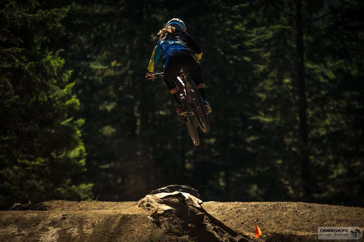 Crankworx's tweet photo. Every turn’s a berm, every jump’s a tabletop. @CaseyJayneBrown charging #Crankworx #FoxAirDH https://t.co/emZ70hQf2M https://t.co/dhqjWwj84L