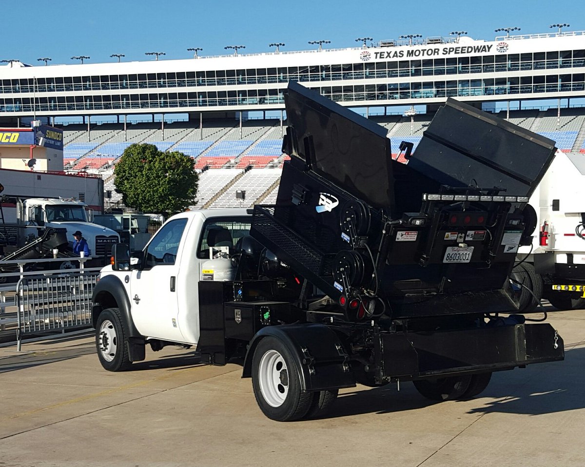 pbloader's tweet photo. It's a great day for the #PBLoader Mini to be at #TXMotorSpeedway. https://t.co/mJtXTVRwGJ