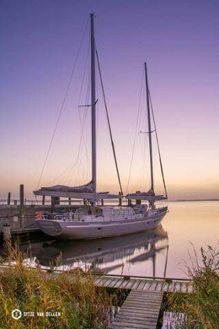 Duurzaam zeiljacht Ecolution vandaag te bezichtigen in <a href="/esonstad/">Landal Esonstad</a>. In samenwerking met  @WadDuurzaam