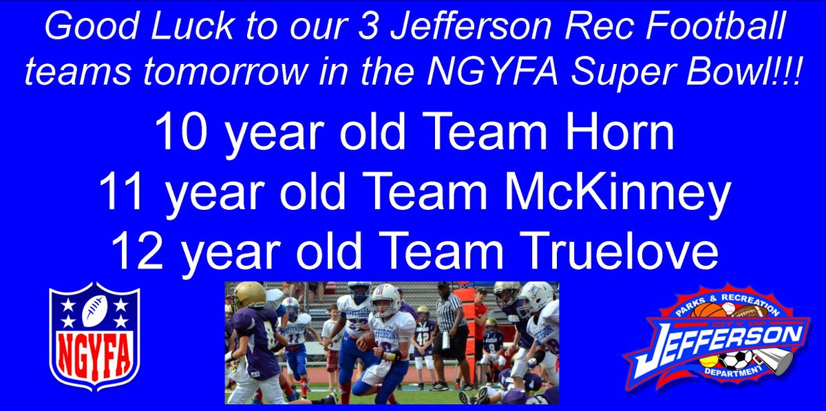 29 NE Georgia teams represented... 2 teams remain in each age group... Let's go get it <a href="/Jefferson_Rec/">Jefferson Rec</a> Dragons!!!