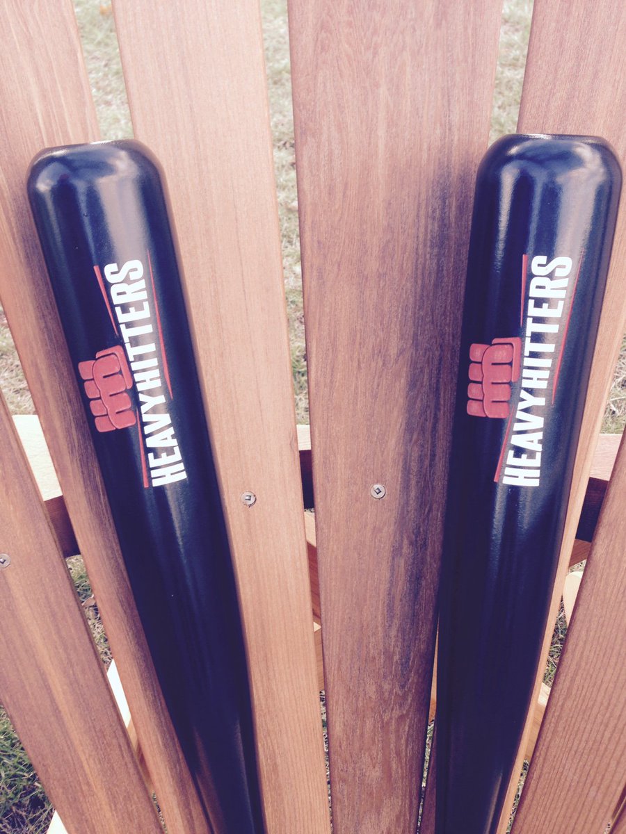 drinkHH's tweet photo. Thank you to @DreamBatCompany and Tim Mayo for these awesome bats! We are more than pleased with your work! #HHxDBC https://t.co/2Vhko6MqRI