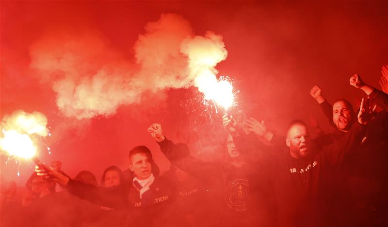 Squawka's tweet photo. CONFIRMED: Bosnia and Herzegovina fans like to party. https://t.co/OIJ2U8nkx0
