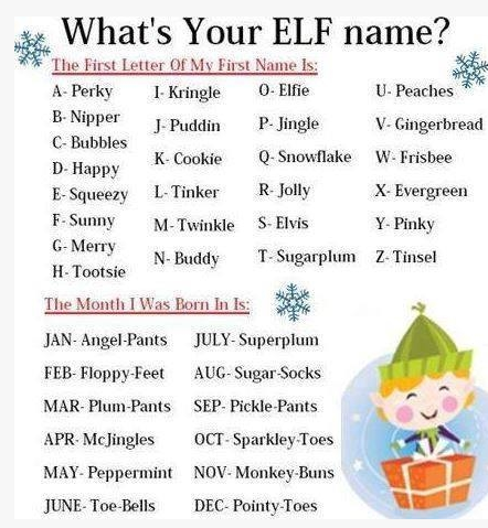 Hays Travel What Is Your Elf Name Haysholidaysleigh Elfname T Co 7yclgkzc79