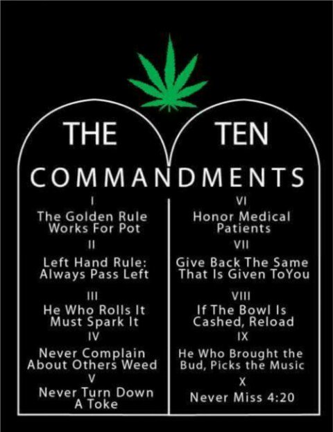 CaliCanna3Cs's tweet photo. #TheTenCommandmentsOfHerb #MarijuanaSaves #SpreadTheWord https://t.co/9gT7I7a0Mw
