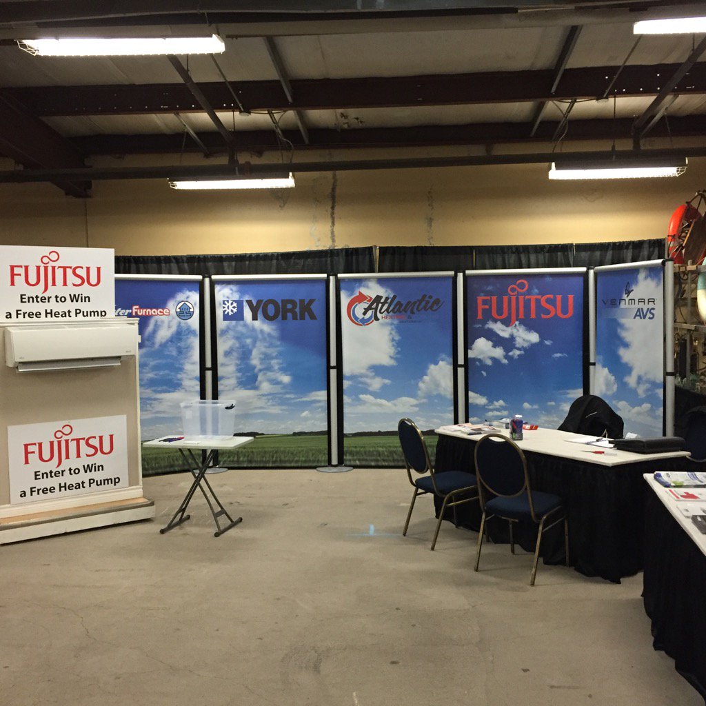 heatpumpATL's tweet photo. The booth!!!
Guy Show Exhibition Park.
#freeheatpump?
#savesome$
#fujitsu https://t.co/hKpYpfRRAK