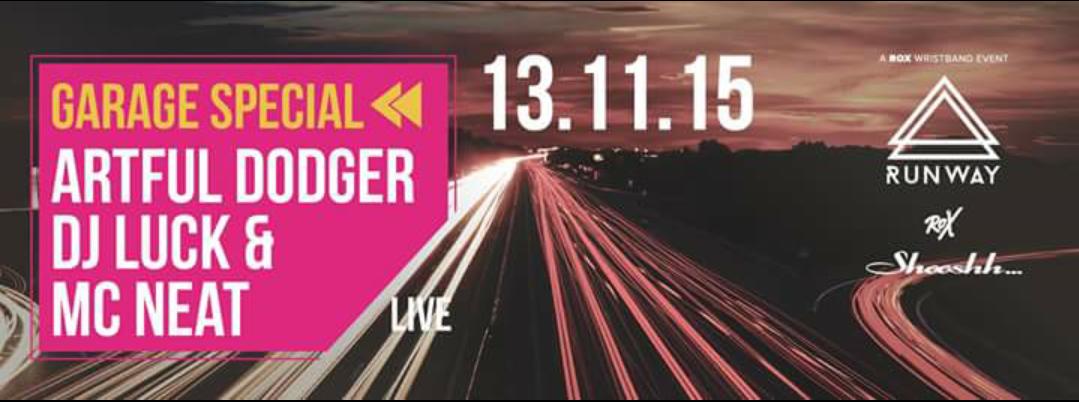 Catch <a href="/DJLUCKofficial/">DJ LUCK</a> &amp; <a href="/MCNEATofficial/">MC Neat</a> alongside @ArtfulDodgerDJ TONIGHT <a href="/ShooshhBrighton/">Shooshh Brighton</a>! #WithALittleBitOfLuck 🔊🔊