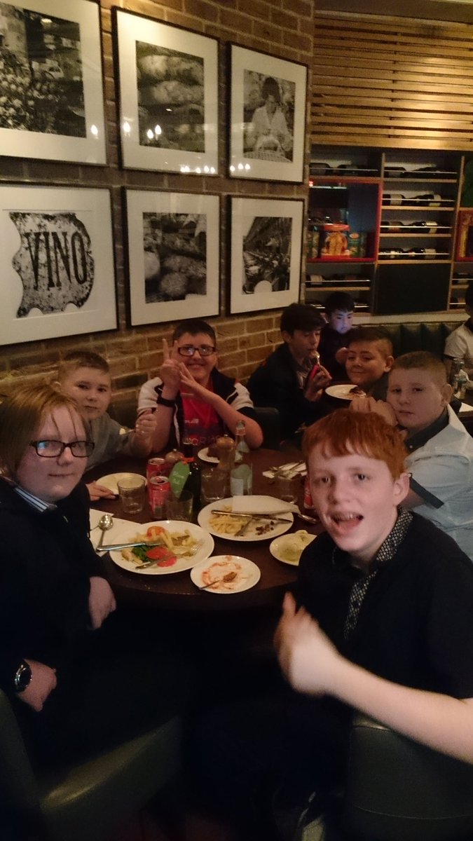 Auchenharvie's tweet photo. #Londonhighlights @Spaghetti_House at Sicilian Ave. Fantastic hosts!!! Grazie!! https://t.co/uZFm1kJ8IH