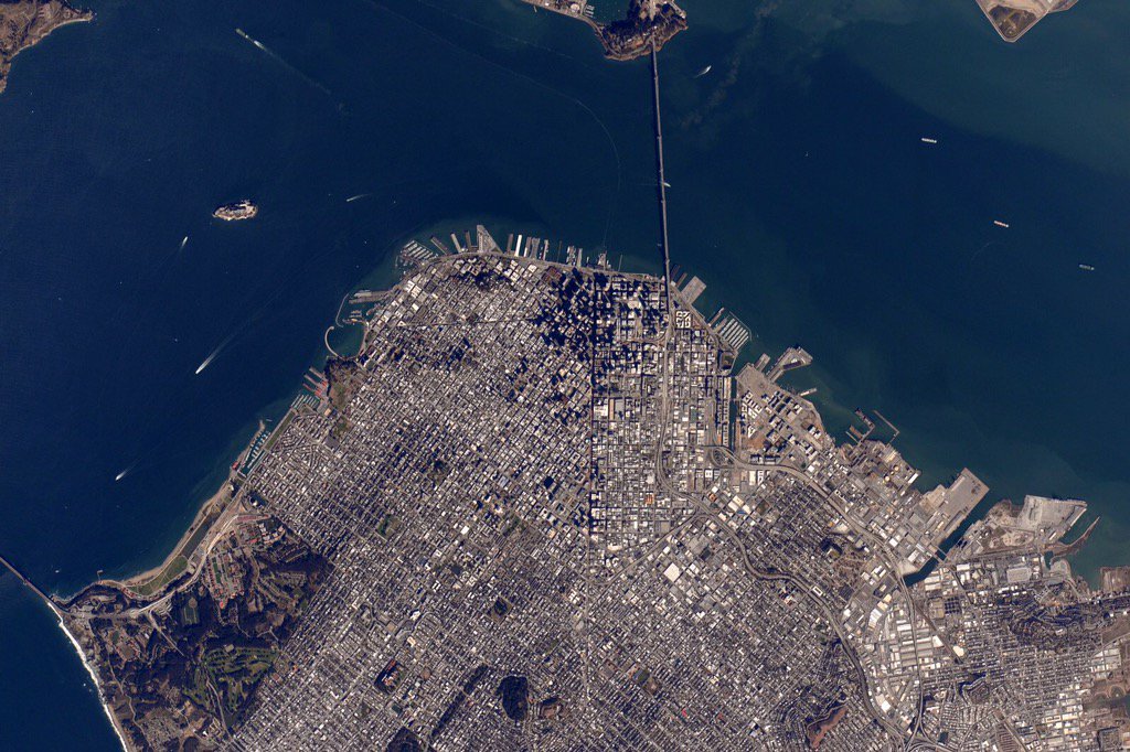 Clear skies over San Francisco and Alcatraz.  #SF #AlcatrazIsland #FindYourPark