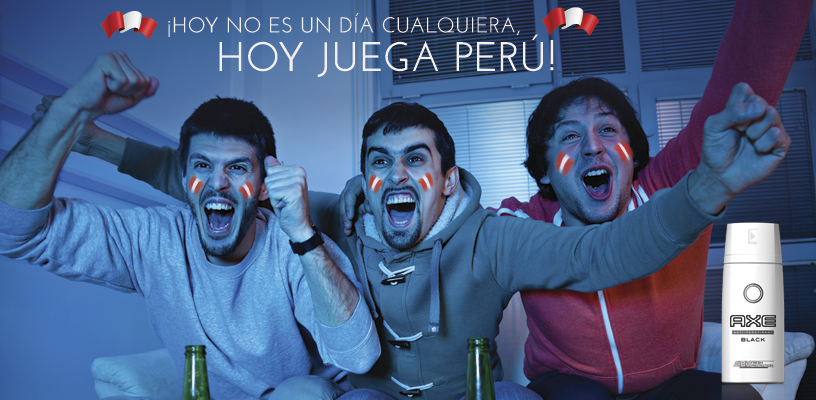 AxePeru's tweet photo. Tú encárgate de alentar hasta el final, nosotros nos encargamos del resto ;) #48HorasDeProtección https://t.co/HGcbQFgMHW