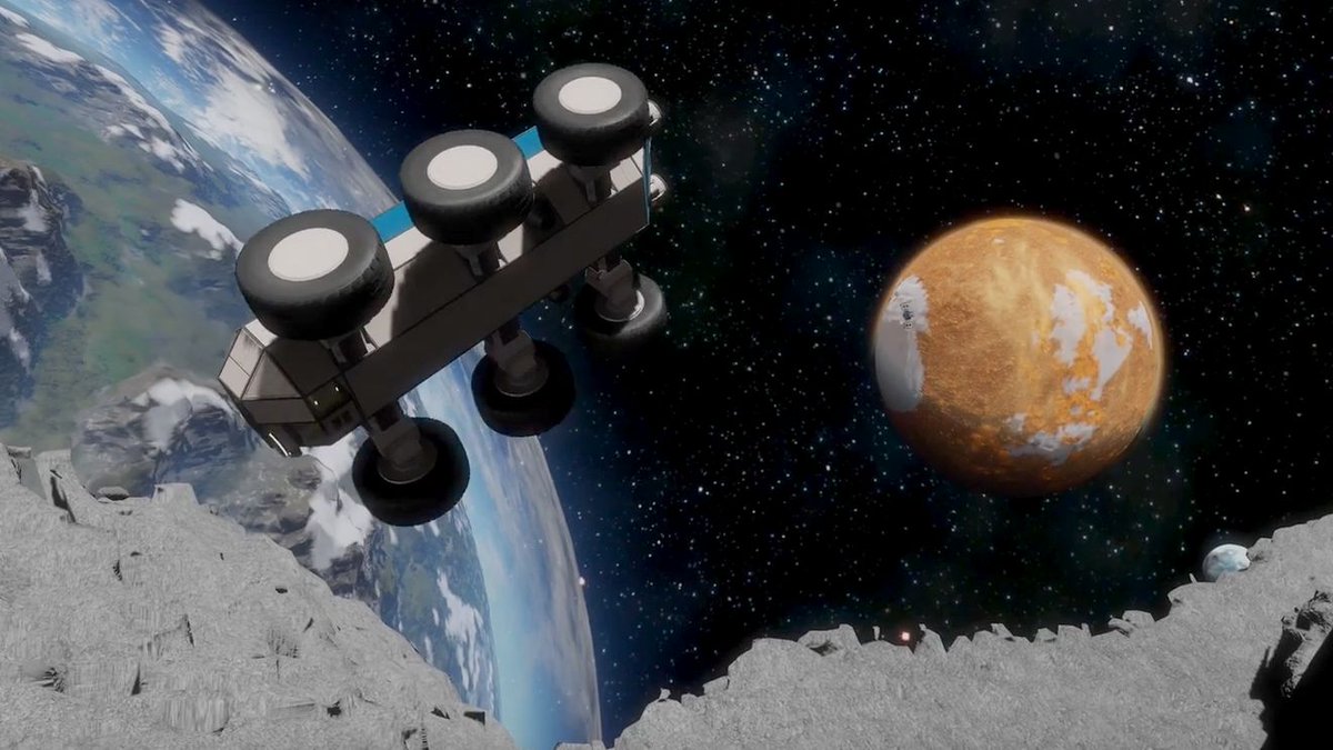 pcgamer's tweet image. Space Engineers update adds entire planets. pcgamer.com/space-engineer…