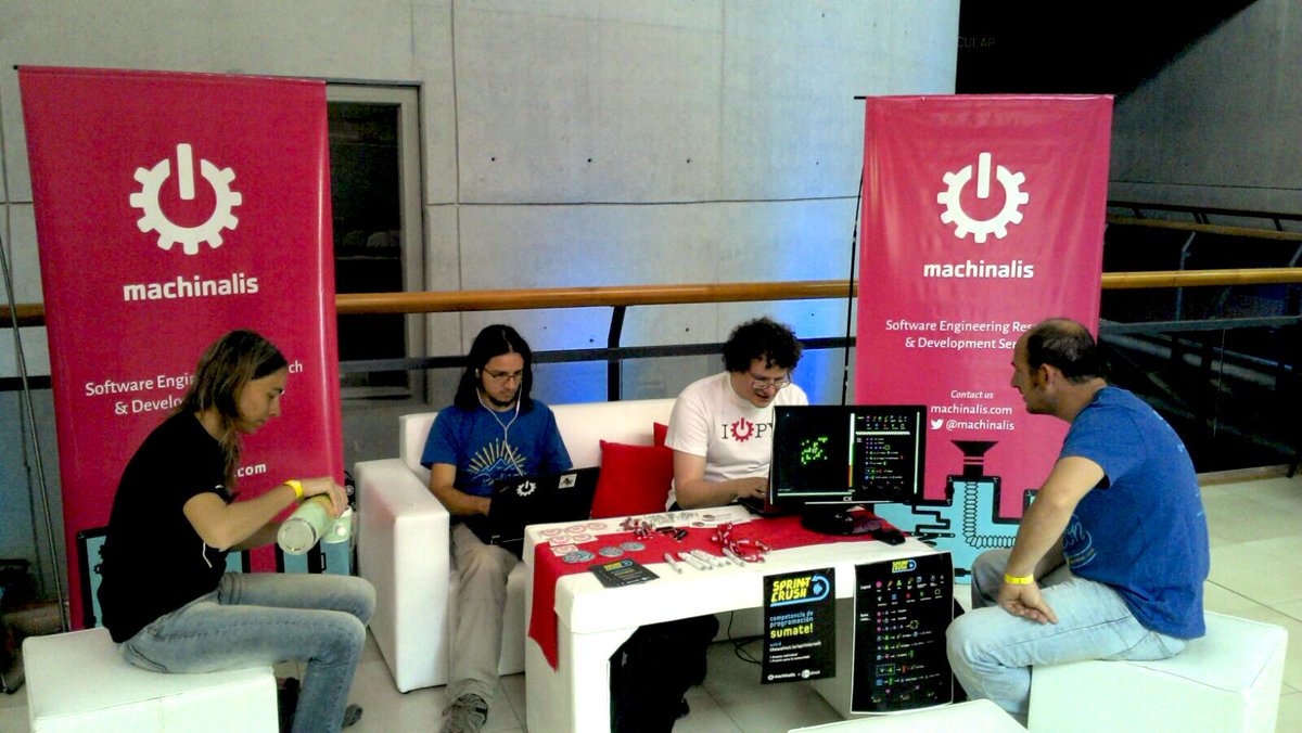 machinalis's tweet photo. Sumate a #SprintCrush, el juegazo colaborativo! En el stand de @machinalis #pyconar2015 
https://t.co/VD6vweIQY9 https://t.co/xhWhF3Mo6l