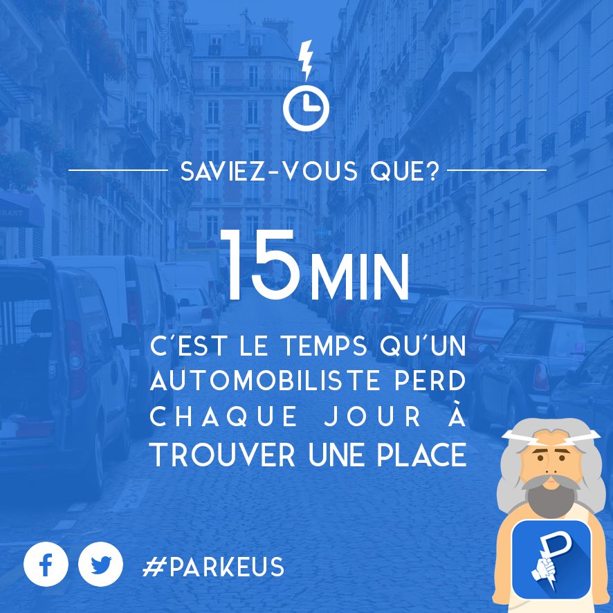 ParkeusApp's tweet image. #SaviezVous #Parkeus