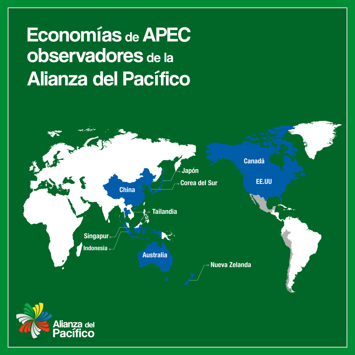 A_delPacifico's tweet photo. Actualmente 10 de las 21 economías de @APEC son Estados Observadores de la #AlianzaDelPacífico #APyAPEC https://t.co/hkafjGISF5