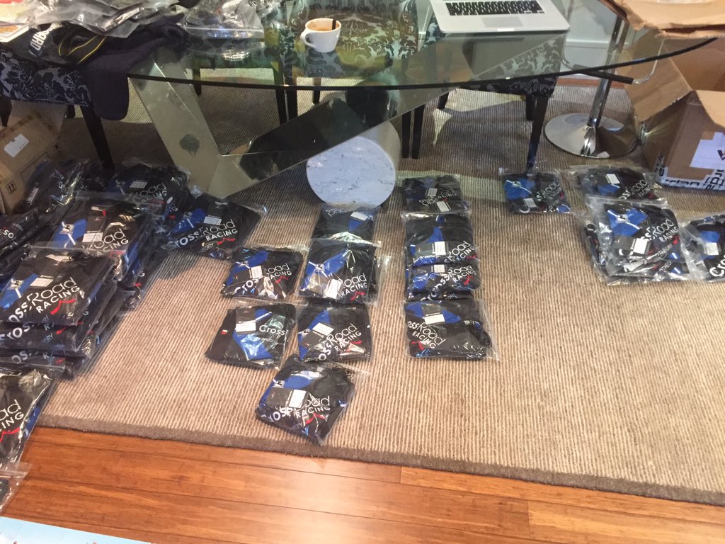 ddj5300's tweet photo. Sorting the winter cycling order - all accounted for.  Will be at the shop by the end of the day.   #Crossroadracing https://t.co/5OPX52pTsQ