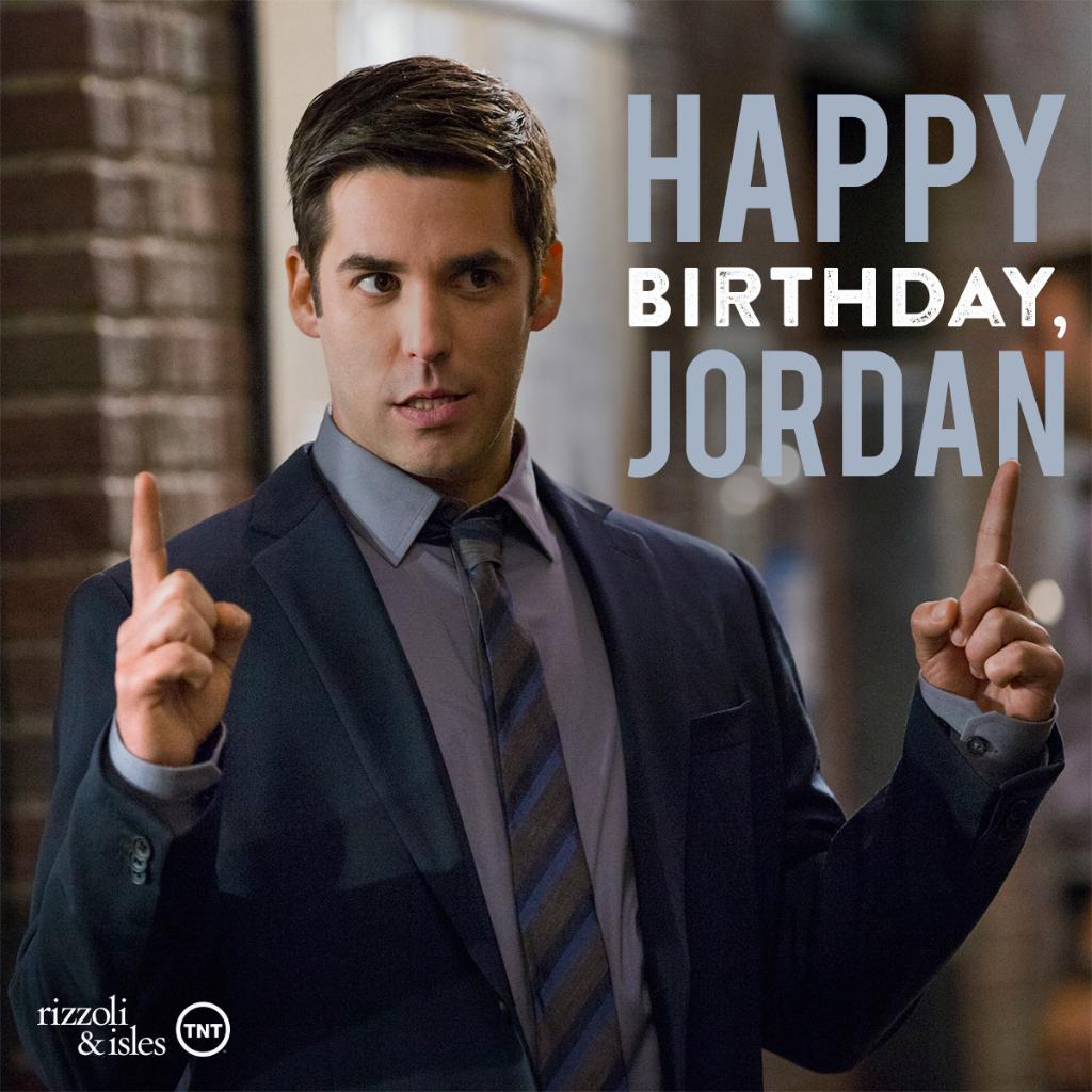 RizzoliIslesWB's tweet photo. Happy birthday to the “other Rizzoli,”@Jordan_Bridges! #RizzoliandIsles https://t.co/8tEjfOva3X