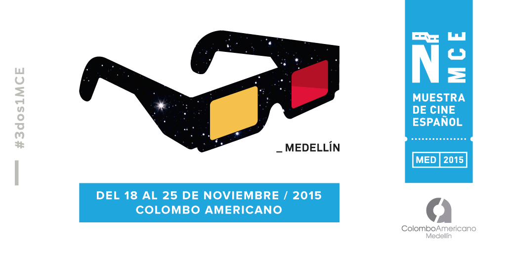 colombomedellin's tweet photo. #SabíasQue del 18 al 25 de noviembre celebramos la Muestra de Cine Español o #MCE2015. Atentos a la programación. https://t.co/FGdpGwGZIK