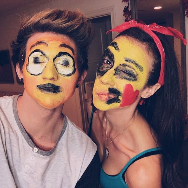 bombaflayout's tweet image. Colleen Evans and Ricky Dillon